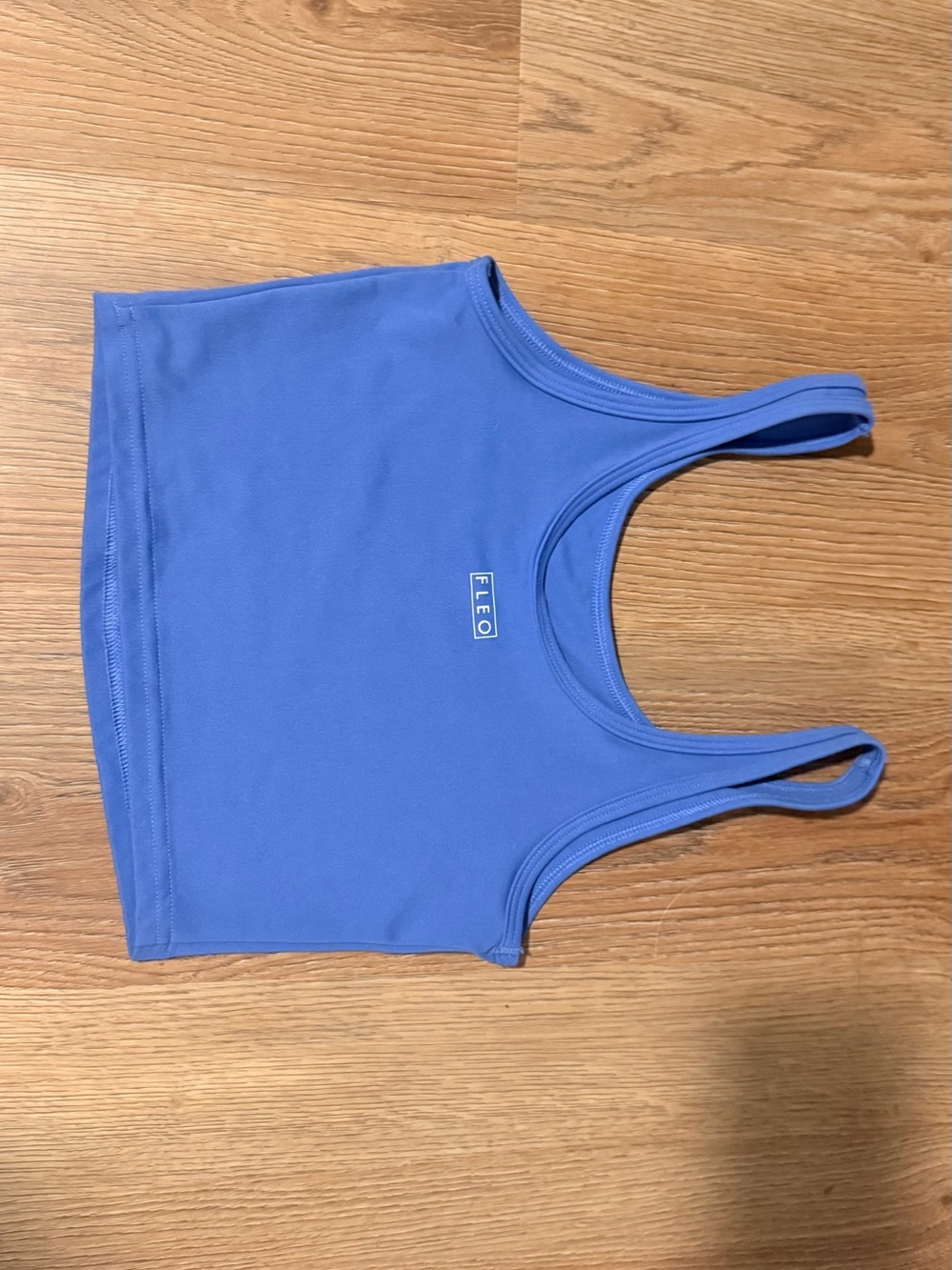 Fleo periwinkle cropped tank